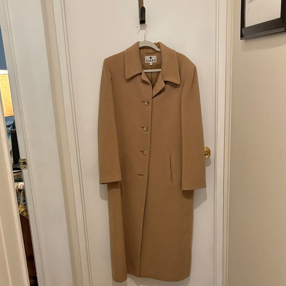Classic Tan Wool Coat
